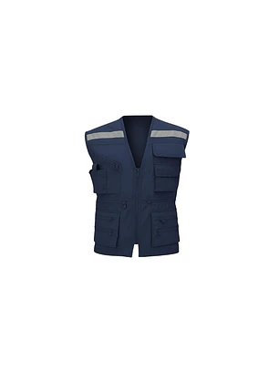 CHALECO GEOLOGO AZUL T/L