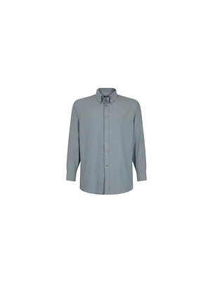 CAMISA OXFORD CLASSIC M/L HOMBRE 55% ALG 45% POLY GRIS T/XL