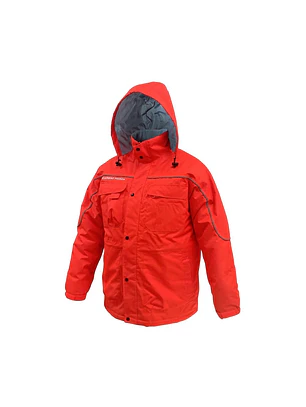PARKA TERMICA EJECUTIVA SECURITY, ROJO FL, XXXL, BLACK BULL