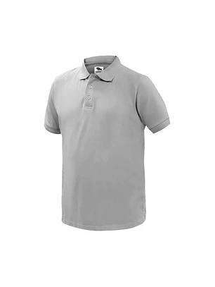 POLERA PIQUE HOMBRE MANGA CORTA, GRIS, S, BLACK BULL