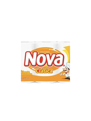 TOALLA DE PAPEL NOVA CLASIC 3X12 MTS