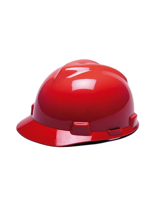 CASCO MSA V-GARD POLIE (297443) 475363 ROJO