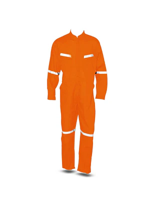 OVEROL POPLIN C/REFLECTANTE NARANJO BUFALO T/XL