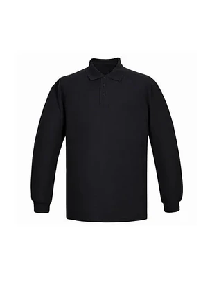 POLERA MANGA LARGA PIQUE BLACK BULL NEGRO T/XXL