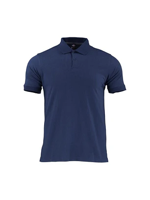 POLERA POLO M/C HOMBRE 60% ALG 40% POLY AZUL T/M