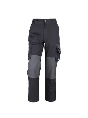 PANTALON CARGO ALERCE BICOLOR GRIS OSCURO / GRIS CLARO RODILLA REFORZADA HOMBRE 80% T/46