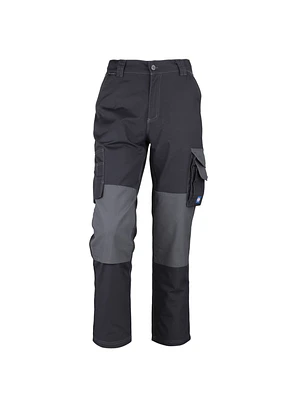 PANTALON CARGO ALERCE BICOLOR GRIS OSCURO / GRIS CLARO RODILLA REFORZADA HOMBRE 80% T/52