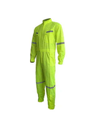 OVEROL VERDE FLUOR POLYESTER TALLA XL NORMA 360°