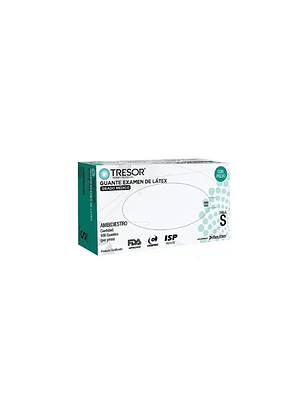 GUANTES LATEX S TRESOR 100 UNI