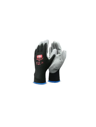 GUANTE PU FLEX BY LEGEND, NEGRO/GRIS, 8, LEGEND