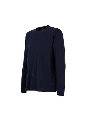 POLERA M/L HOMBRE 100% ALG 170G AZUL T/XL