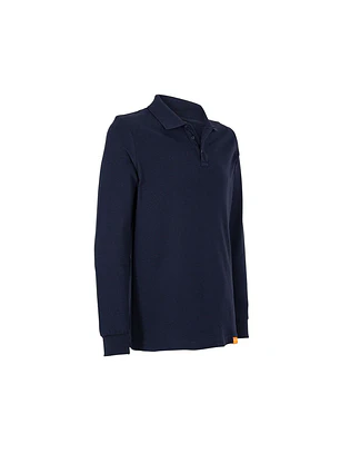 POLERA POLO M/L HOMBRE 60% ALG 40% POLY AZUL T/XL