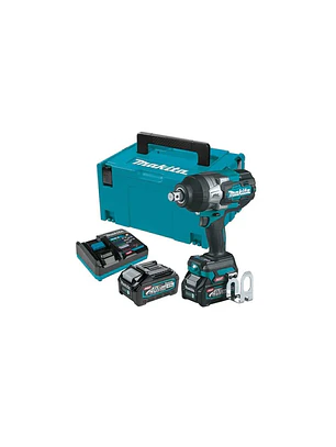 Llave de Impacto 3/4'' - 0-1,800 rpm 3,9 kg. / Bat. 4Ah x2, Cargador/XGT/ BL/XPT TW001GM201 MAKITA