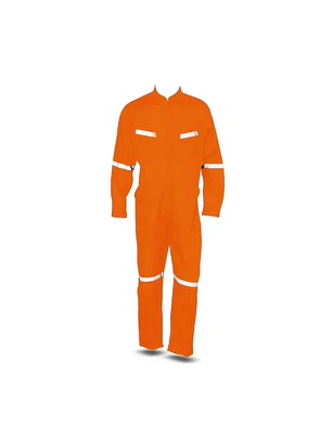 OVEROL POPLIN C/REFLECTANTE NARANJO BLACK BULL T/3XL