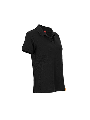 POLERA POLO M/C MUJER 60% ALG 40% POLY NEGRO T/S