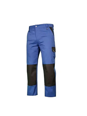 PANTALON CARGO ALERCE BICOLOR RODILLA REFORZADA HOMBRE 80% AZUL INDIGO / AZUL T/48