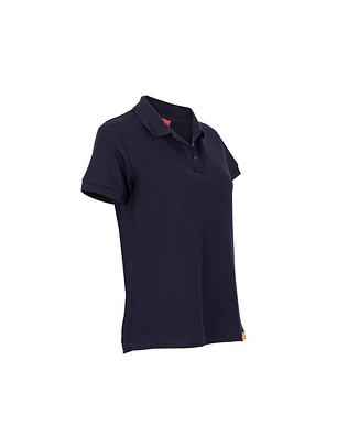 POLERA POLO M/C MUJER 60% ALG 40% POLY AZUL T/M