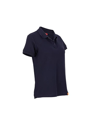 POLERA POLO M/C MUJER 60% ALG 40% POLY AZUL T/L