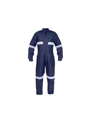 OVEROL POPLIN C/REFLECTANTE AZUL BUFALO T/2XL