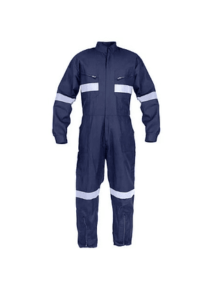 OVEROL POPLIN C/REFLECTANTE AZUL BUFALO T/2XL