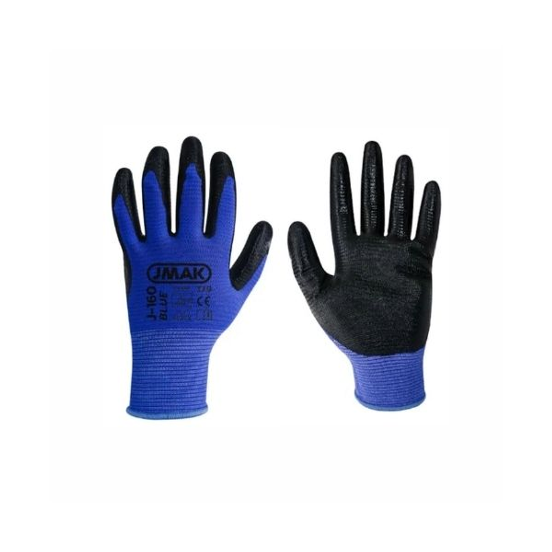 GUANTE NITRILO JMAK J160 AZUL T9 1