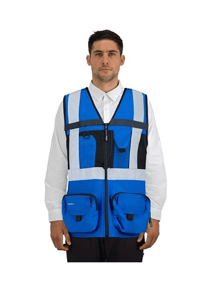 CHALECO GEOLOGO ALASKA XPERT HOMBRE AZUL 3XL