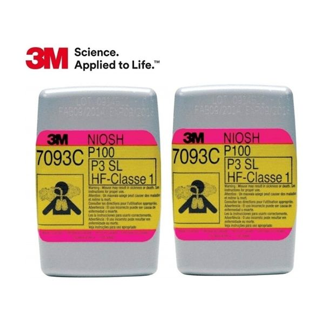 Filtro 3M 7093C Partículas P100 (Par) 1