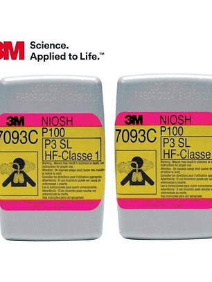 Filtro 3M 7093C Partículas P100 (Par)