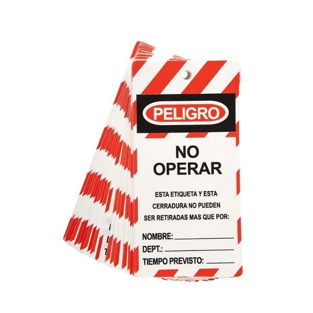 TARJETA NO OPERAR LOCK OUT PACK -25 1
