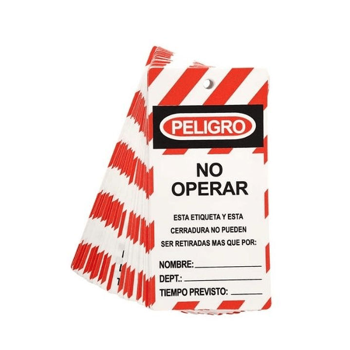 TARJETA NO OPERAR LOCK OUT PACK -25 1