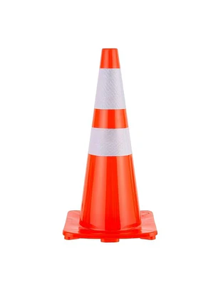 CONO NARANJO 28'' 2 CINTAS REFLECTANTE