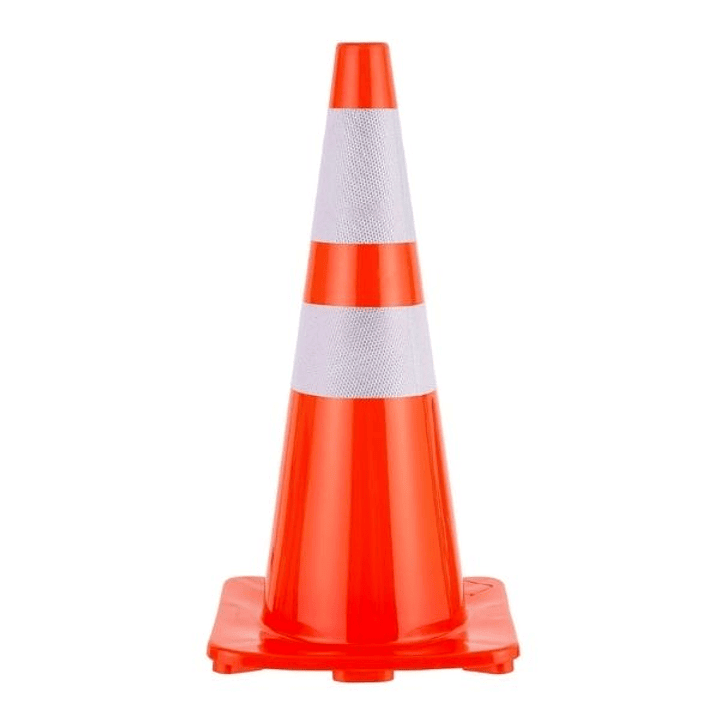 CONO NARANJO 28'' 2 CINTAS REFLECTANTE 1