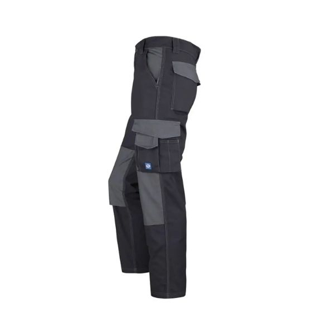 PANTALON CARGO ALERCE BICOLOR GRIS OSCURO / GRIS CLARO RODILLA REFORZADA HOMBRE 80% T/58 1