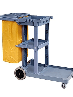 CARRO DE ASEO JANITOR CON BOLSA/TAPA
