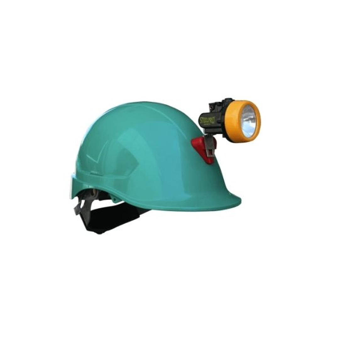 CASCO MTA ABS VERDE / PORTALAMPARA 1