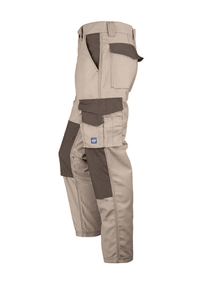 PANTALON CARGO ALERCE BICOLOR RODILLA REFORZADA HOMBRE TAUPE/ BROWN T/52