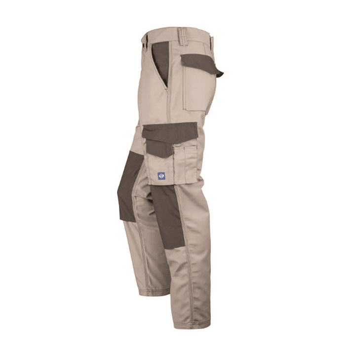 PANTALON CARGO ALERCE BICOLOR RODILLA REFORZADA HOMBRE TAUPE/ BROWN T/52 1