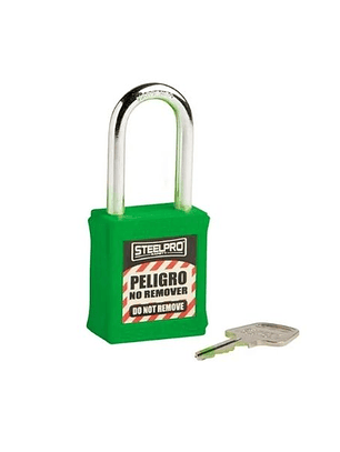 CANDADO STEELPRO X10 VERDE