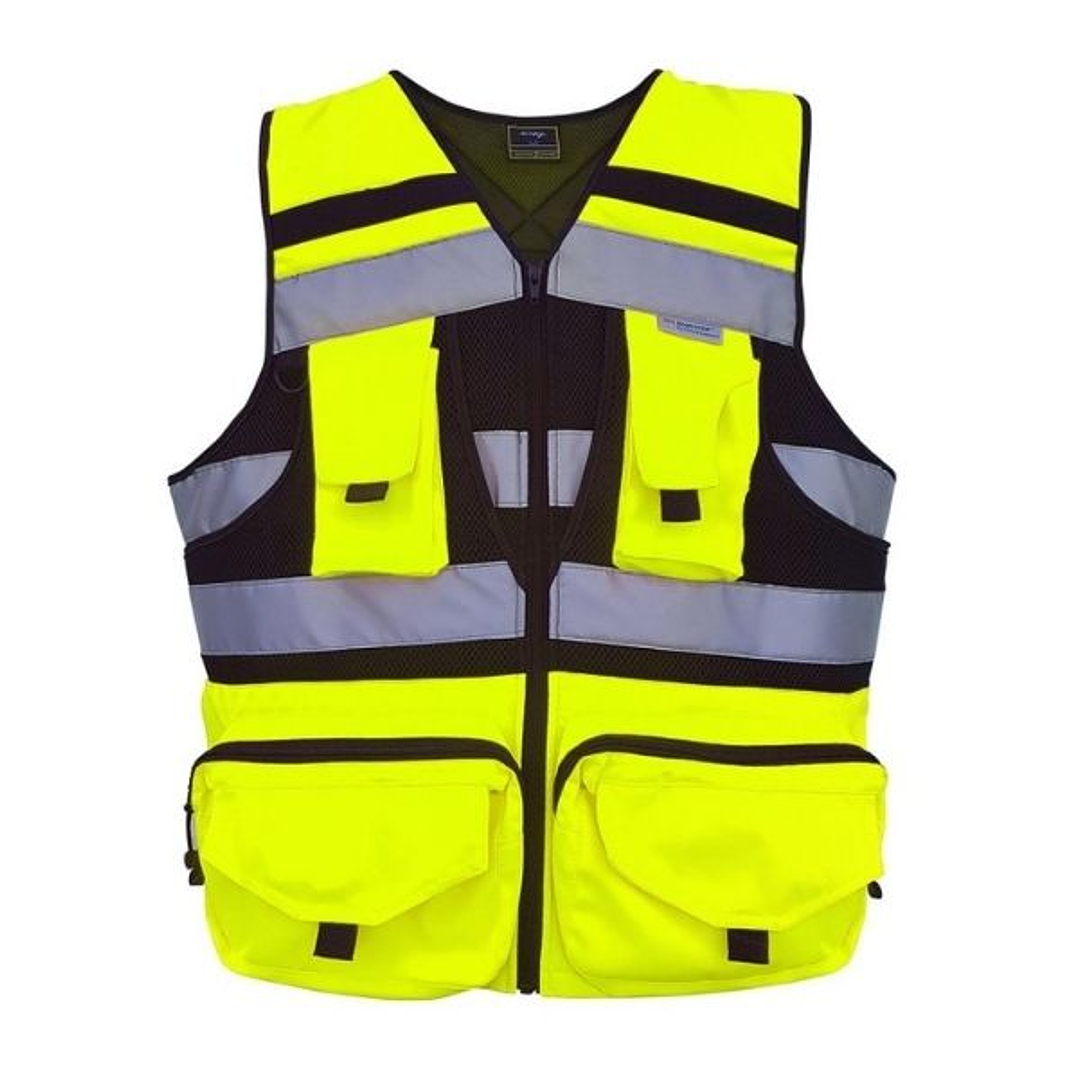 CHALECO GEOLOGO MINERO BASICO XTR, AMARILLO F, L, XTR 1