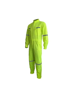 OVEROL VERDE FLUOR POLYESTER TALLA L
