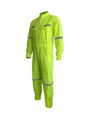 OVEROL VERDE FLUOR POLYESTER TALLA L