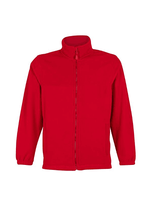 MICROPOLAR PRACTICAL LINE M/L HOMBRE 100% POLY ROJO T/XL