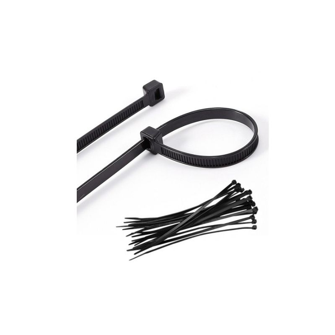 BOLSA 100 AMARRA CABLES 4.8*300 MM NEGRO 1