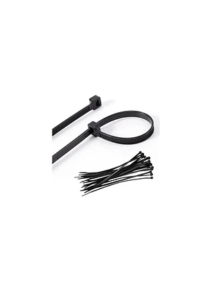 BOLSA 100 AMARRA CABLES 7.6*370MM NEGRO