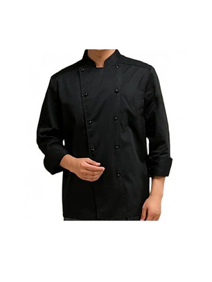 CHAQUETA CHEF BASICA NEGRO T/L