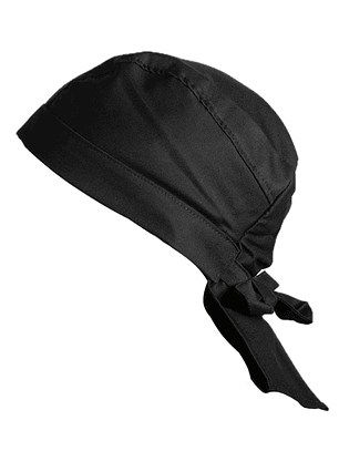 BANDANA GABARDINA NEGRO