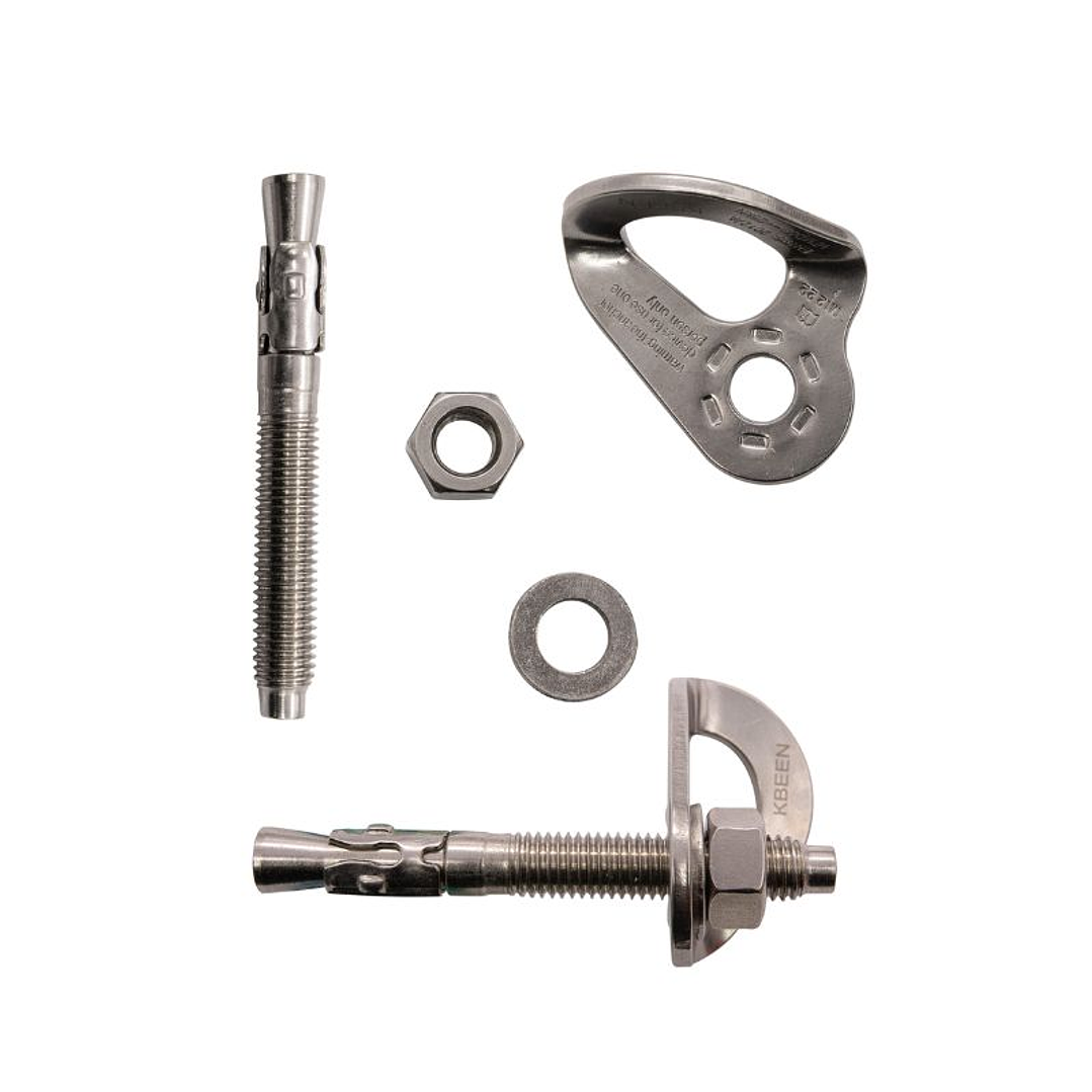 KIT ANCLAJE 12MM ACERO INOXIDABLE KL-10100 KBEEN 1