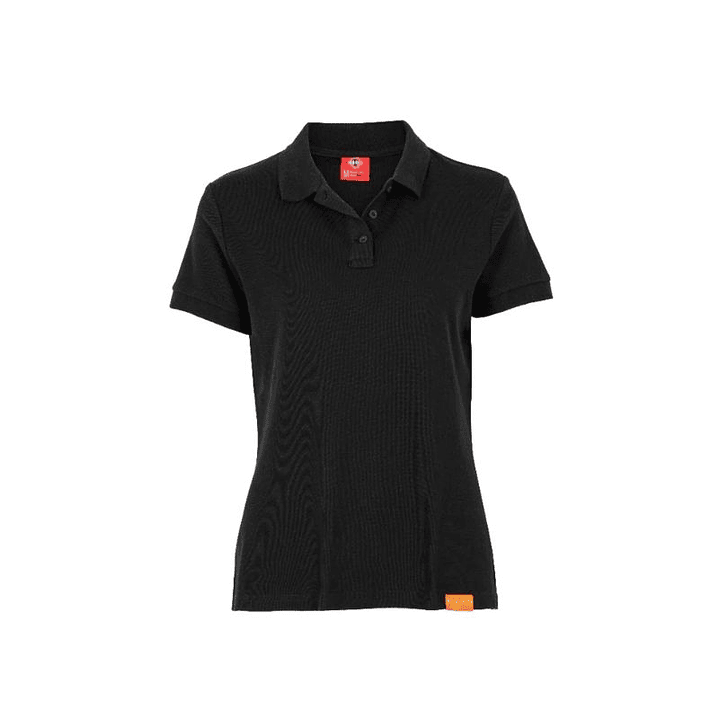 POLERA POLO M/C MUJER 60% ALG 40% POLY NEGRO T/L 1