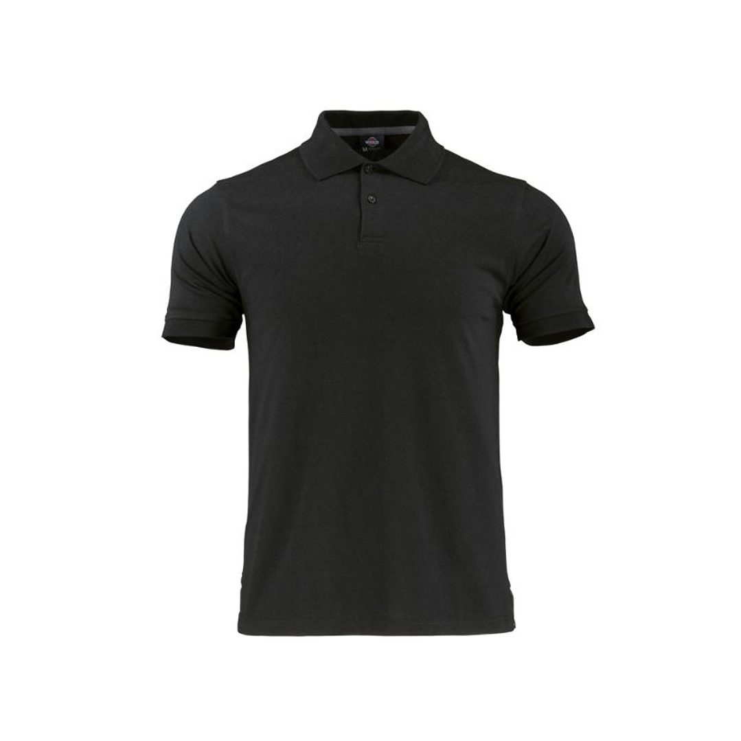 POLERA POLO DRYFRESH M/C HOMBRE 60% ALG 40% POLY NEGRO T/XL 1