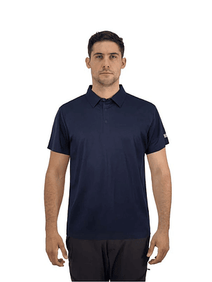 POLERA HW WINDSOR MANGA CORTA AZUL L